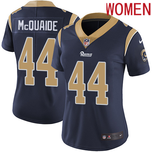 2019 Women Los Angeles Rams 44 McQuaide dark blue Nike Vapor Untouchable Limited NFL Jersey